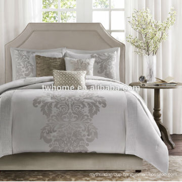 Madison Park Novak Comforter Duvet Cover Natural Color Jacquard Bedding Set